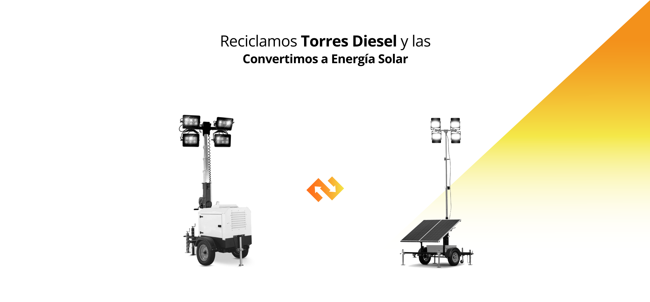 Convertimos torres diesel a solares