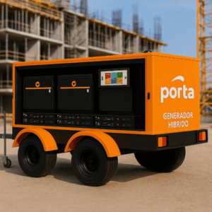 Generador híbrido solar diesel